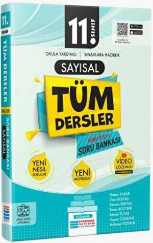 Evrensel İletişim Yayınları 11. Sınıf Tüm Dersler Sayısal Konu Özetli Soru Bankası