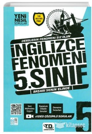 TANDEM YAYINLARI 5.SINIF İNGİLİZCE FENOMENİ SORU BANKASI