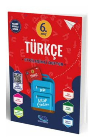 Tandem Yayınları TANDEM 6.Sınıf Türkçe Etkileşimli Defter