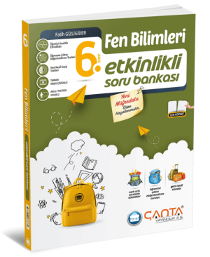 Çanta Yayınları 6. Sınıf Fen Bilimleri Etkinlikli Kazanım Sıralı Soru Bankası