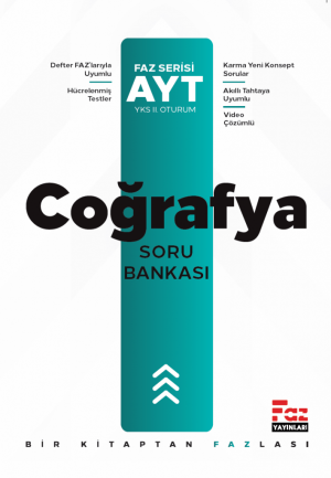 AYT Coğrafya Soru Bankası Faz Yayınları