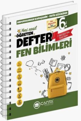 Çanta Yayınları 6. Sınıf Fen Bilimleri Öğreten Defter