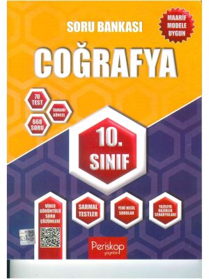 Periskop Yayınları 10. Sınıf Coğrafya Soru Bankası (Maarif Modele Uygun)