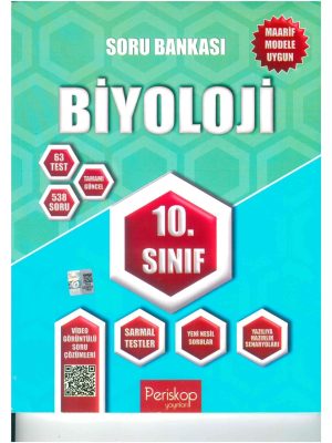 Periskop Yayınları 10. Sınıf Biyoloji Soru Bankası (Maarif Modele Uygun)