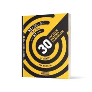 HIZ YAYINLARI 6. SINIF FEN BİLİMLERİ 30 HAFTALIK KAZANIM DENEMELERİ