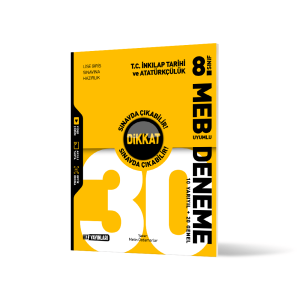 HIZ YAYINLARI 8. SINIF İNKİLAP TARİHİ 30 LU DENEME