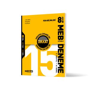 HIZ YAYINLARI 8. SINIF FEN BİLİMLERİ 15 Lİ DENEME