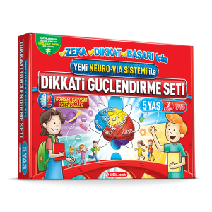 Yeni Neuro-Via Sistemi ile Dikkati Güçlendirme Seti 5 Yaş Adeda Yayınları