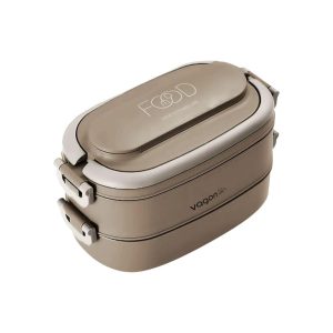 VAGONLİFE 1140 ML LUNCHBOX BL10403 KAHVE RENGİ